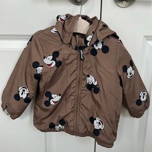 H&M x Disney Mickey Mouse kids puffer rain jacket
